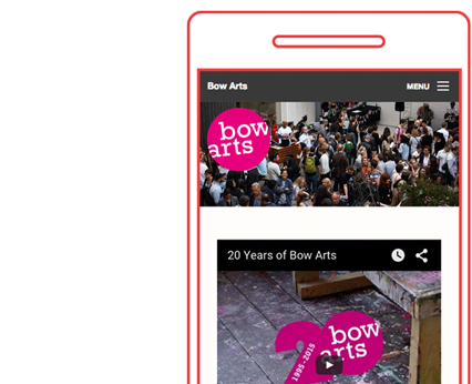 Bow Arts Branding & Website Case Study