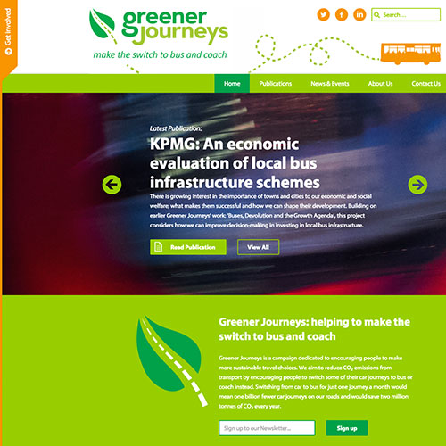 Greener Journeys Website SEO