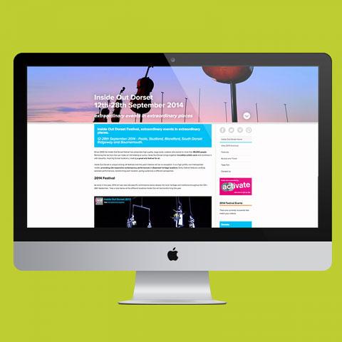 Inside Out Dorset Festival Website Design