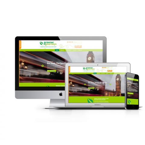 Greener Journeys Website Design