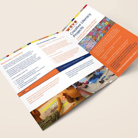 Wave Arts Education Brochure Design