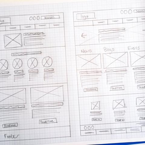 Greener Journeys Website Wireframe Design